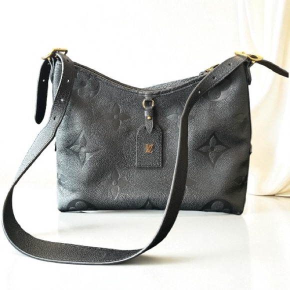 Louis Vuitton Carryall PM - Black Empriente Leather - Picture 1 of 16